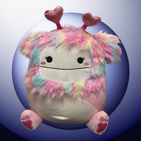 DORBRILLA 16” BIGFOOT RARE HTF VALENTINES SQUISHMALLOW ❤️❤️❤️❤️❤️❤️❤️❤️❤… - Picture 6 of 8